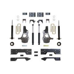 MaxTrac 2019-2025 SILVERADO/SIERRA 1500 2WD/4WD 4"/6" LOWERING KIT W/ C-NOTCH KS331946S