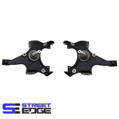 Street Edge 88-98 Silverado/C1500/Sierra Regular+Ext Cab 1/2 Ton, 88-98 Silverado/C2500/Sierra 6 Lug, 92-99 Suburban, 95-99 Tahoe/Yukon 2WD 2 Drop Spindle Set