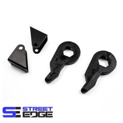 Street Edge 2001-2010 GM 1500HD, 2500HD, 3500 Heavy Duty 2WD/4WD 1”-3” Lifted Torsion Keys, with Shock Extenders Front Leveling Kit