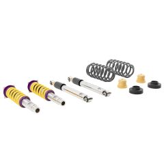 BELLTECH COILOVER KIT 2002-2009 Chevrolet Trailblazer, 04-09 Trailblazer SS 0"-3" Drop (Stainless Steel, Adj. Rebound & Compression)